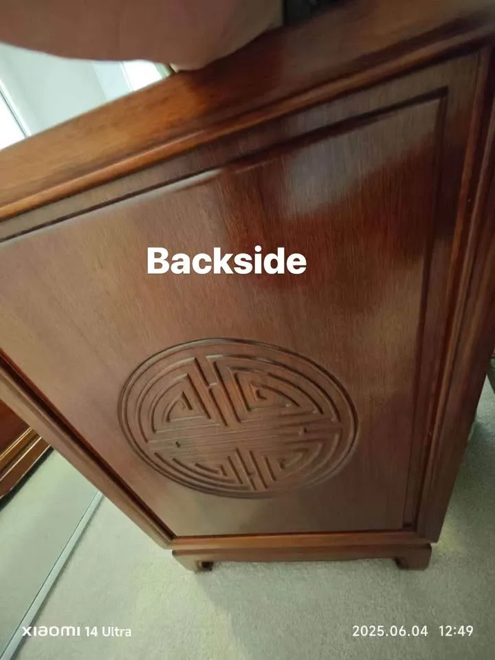 Red Mahogany Table with chair image indicator(3)