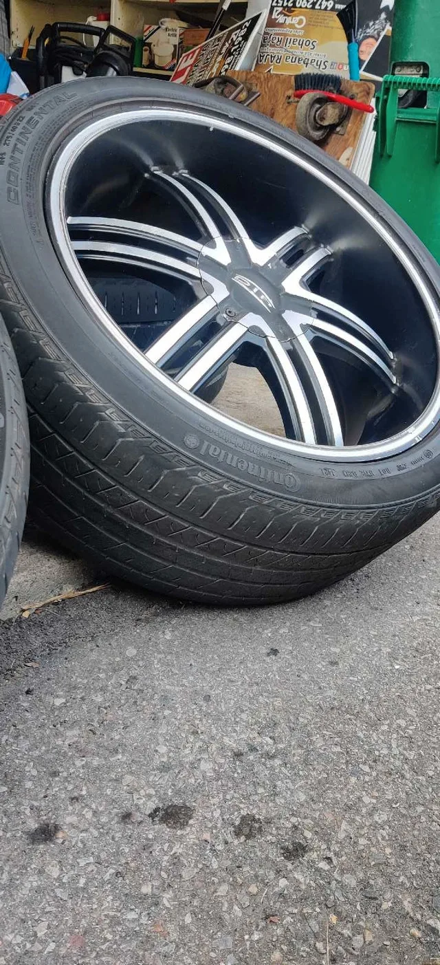 22 inch rims with tires 6x139 and 6x135 image indicator(4)