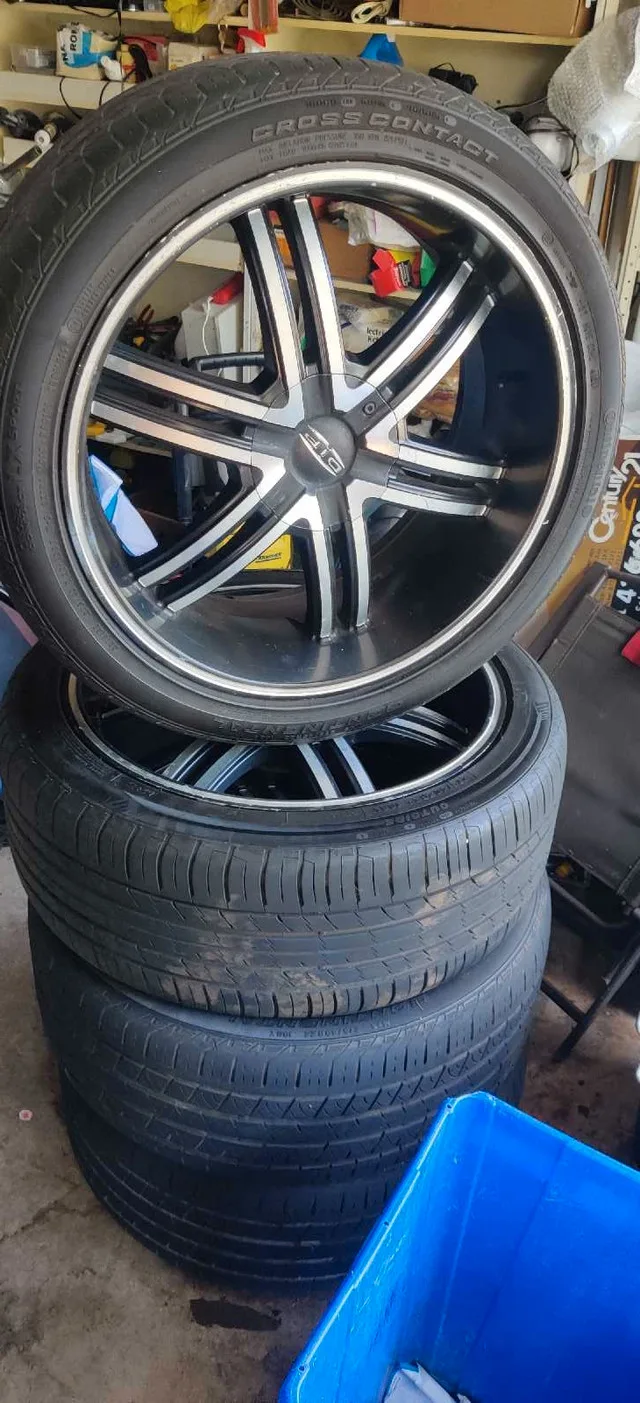 22 inch rims with tires 6x139 and 6x135 image indicator(10)