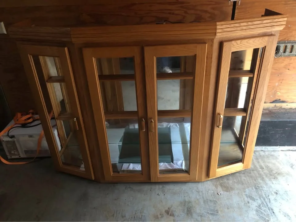 Oak China Cabinet image indicator(2)