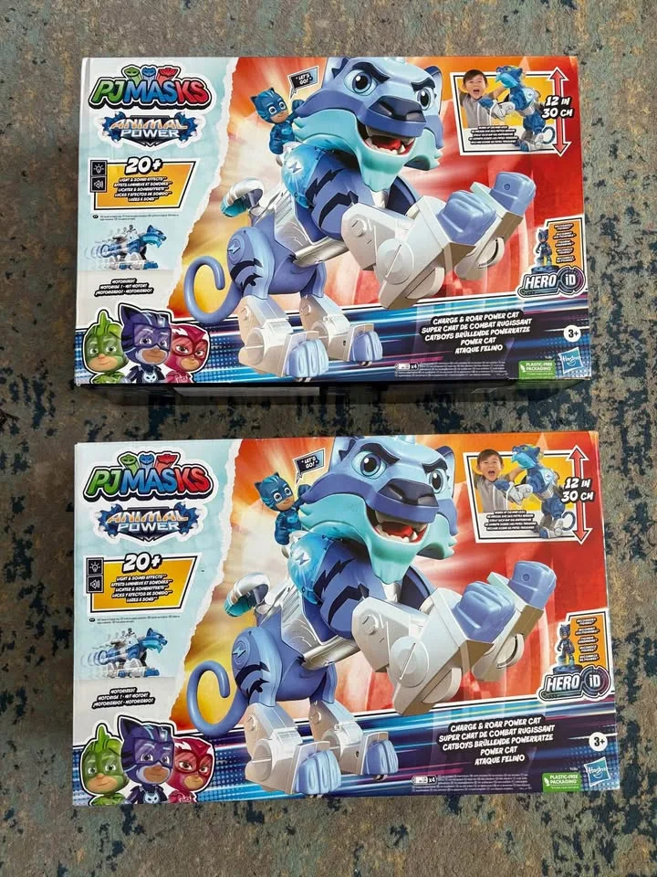 Brand new PJ Masks Animal Power Charge and Roar Power Cat toy image indicator(4)