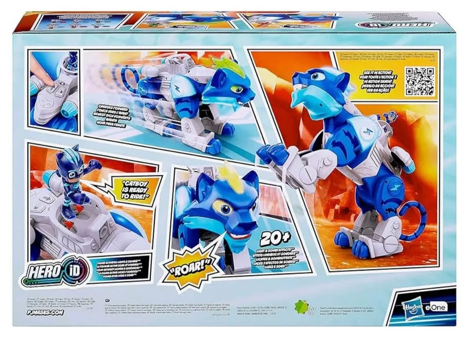 Brand new PJ Masks Animal Power Charge and Roar Power Cat toy image indicator(6)