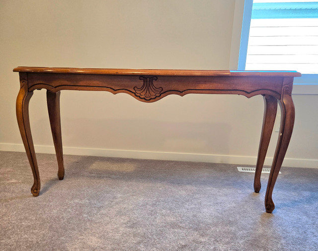 Oak or Cherry Console Table