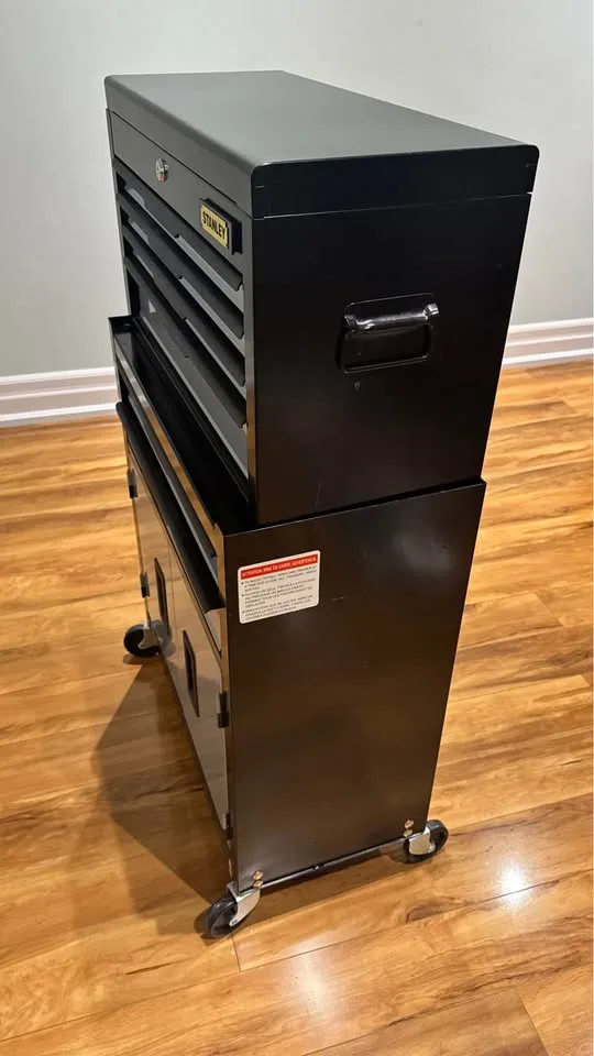 Stanley Tool Chest Box - 6 Drawers, 1 Cabinet, Flip Top image indicator(3)