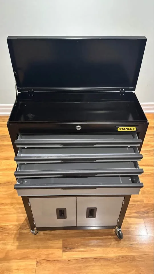 Stanley Tool Chest Box - 6 Drawers, 1 Cabinet, Flip Top image indicator(5)