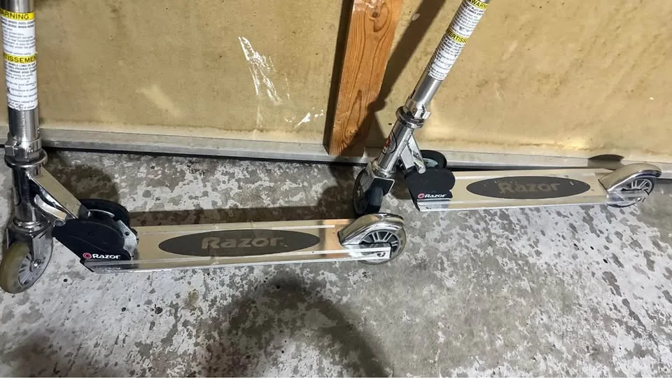 Razor scooters - two of them - $25 each image indicator(3)