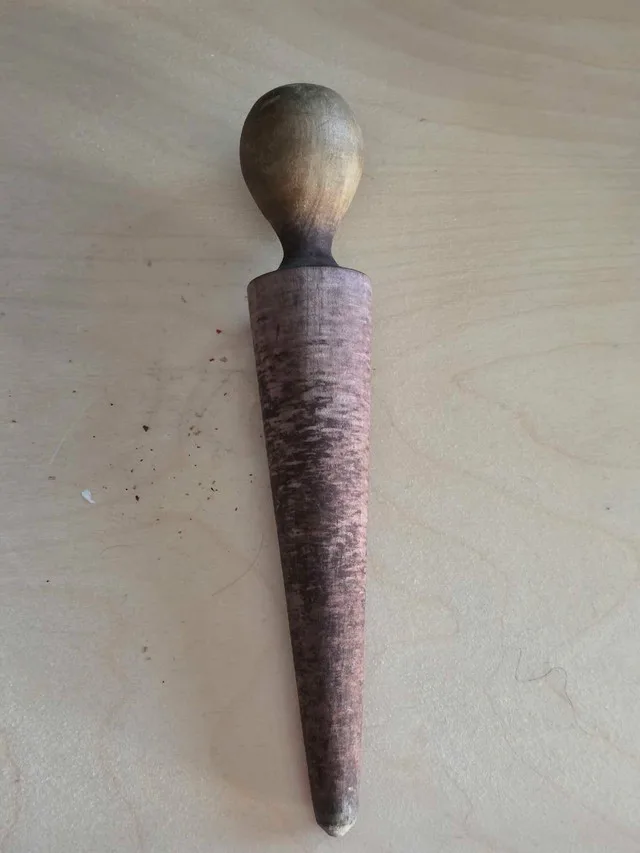 Antique strainer-chinois with vintage pestle image indicator(5)