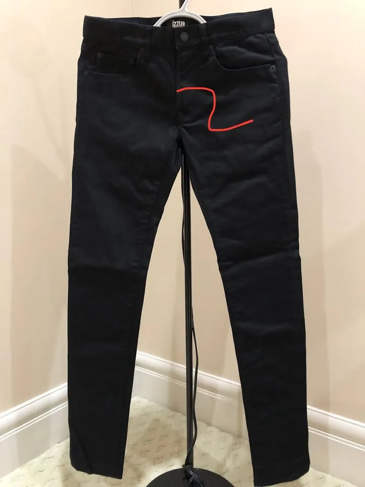IZZUE Black Pants Kids Sizing image indicator(2)