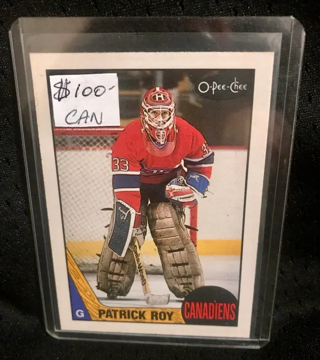 1987-88 OPC O Pee Chee 163 Patrick Roy NHL thumbnail