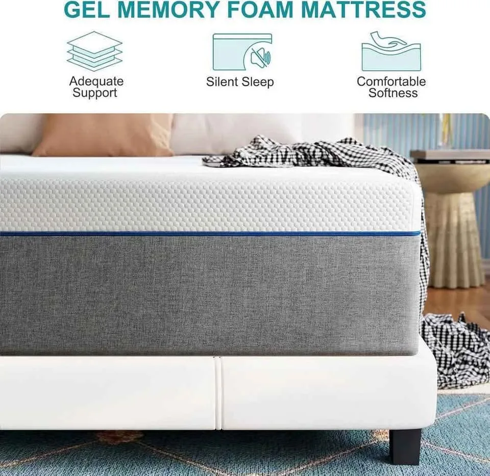 Twolike King Cooling Gel Memory Foam Mattress NEW image indicator(2)