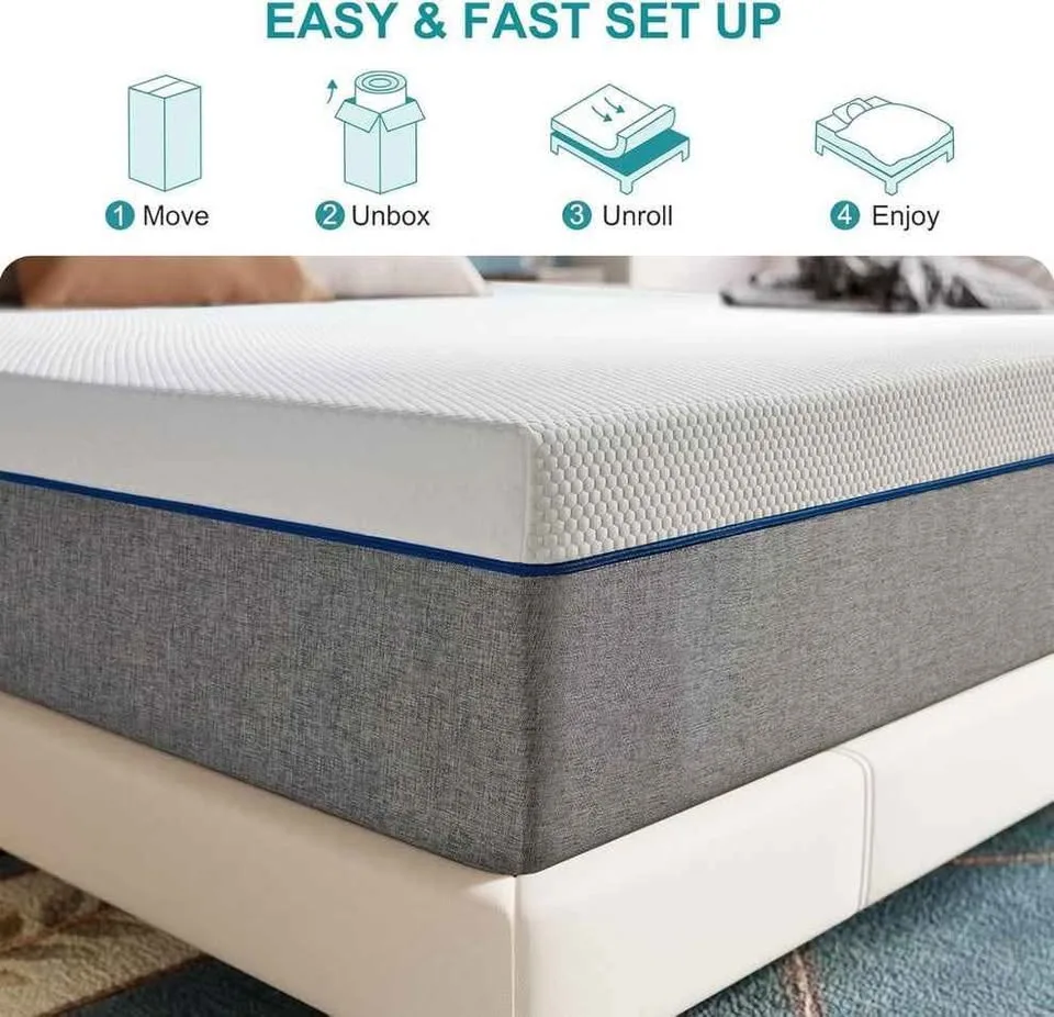 Twolike King Cooling Gel Memory Foam Mattress NEW image indicator(5)