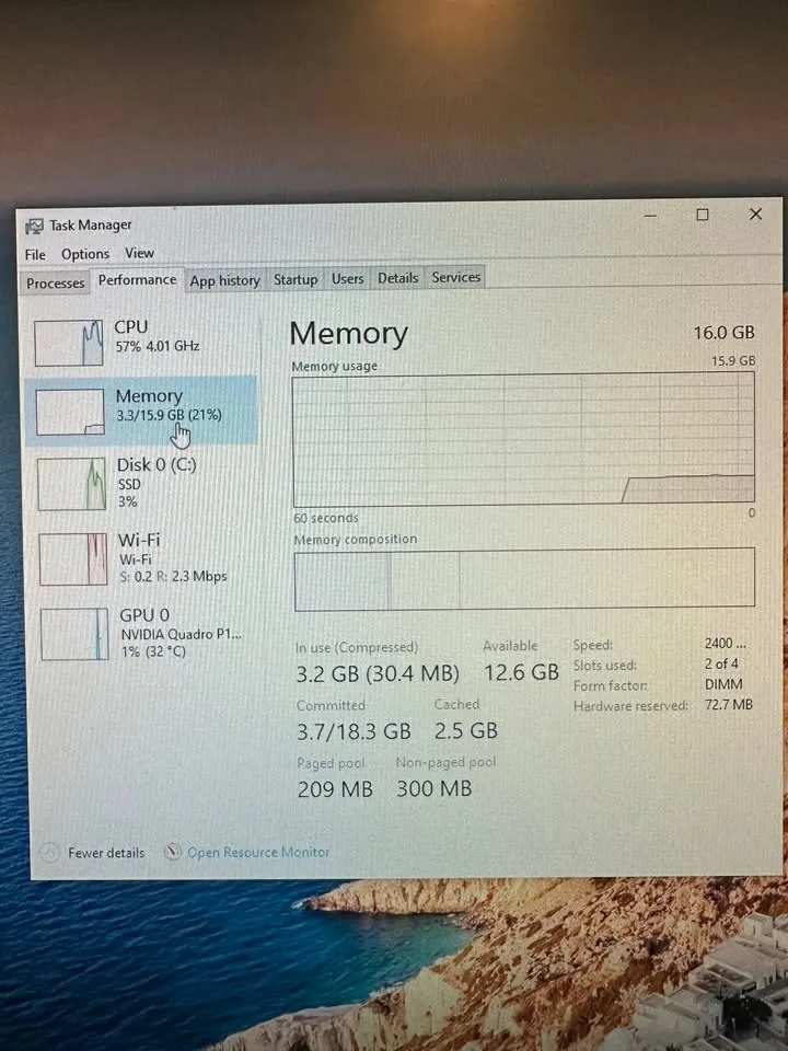 Lenovo P320 - i7, 16GB, 256 SSD, Nvidia GPU image indicator(5)