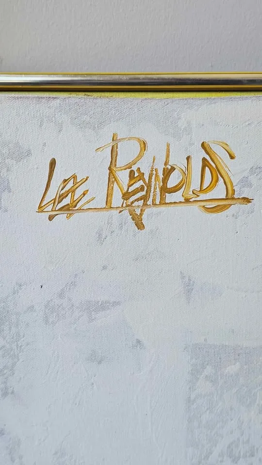 Lee Renolds Signed Abstract Oil Painting (48x60) image indicator(4)