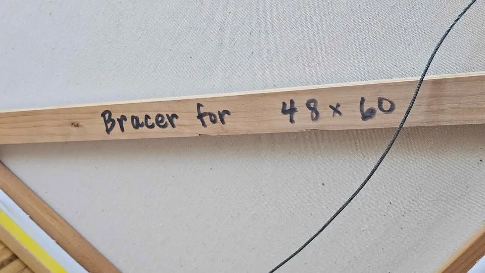 Lee Renolds Signed Abstract Oil Painting (48x60) image indicator(7)