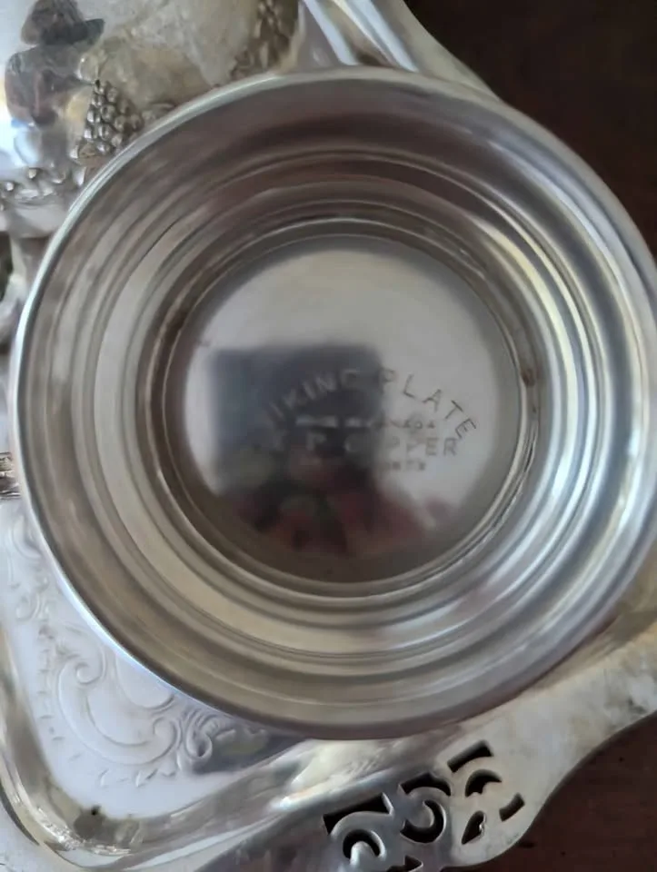 Viking Plate Cream and Sugar Bowl and Tray image indicator(4)