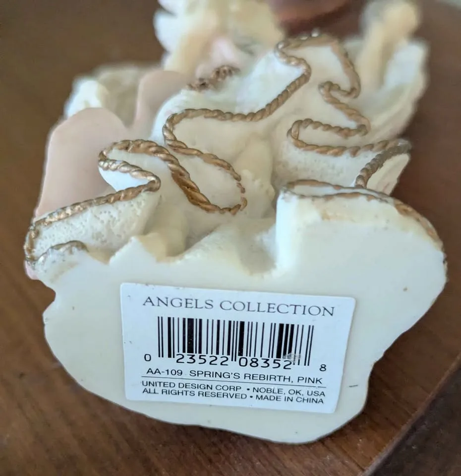 Angel Figurine with Bird's Nest & Dove image indicator(2)