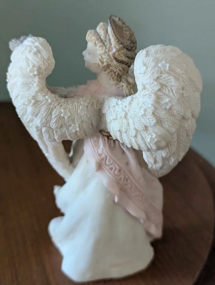 Angel Figurine with Bird's Nest & Dove image indicator(5)