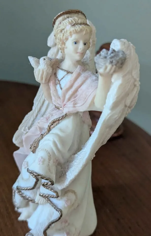 Angel Figurine with Bird's Nest & Dove image indicator(6)