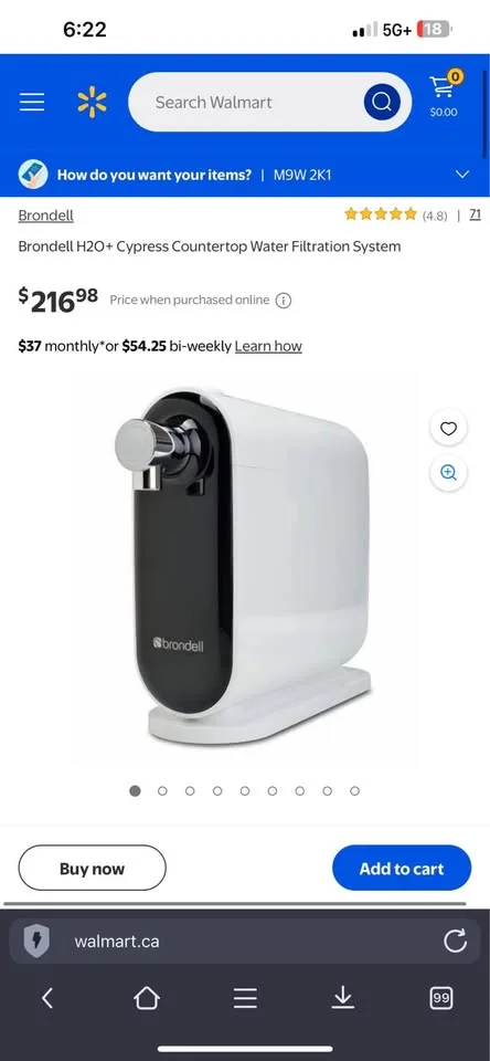 Brondell H2O+ Cypress Water Filtration System image indicator(5)