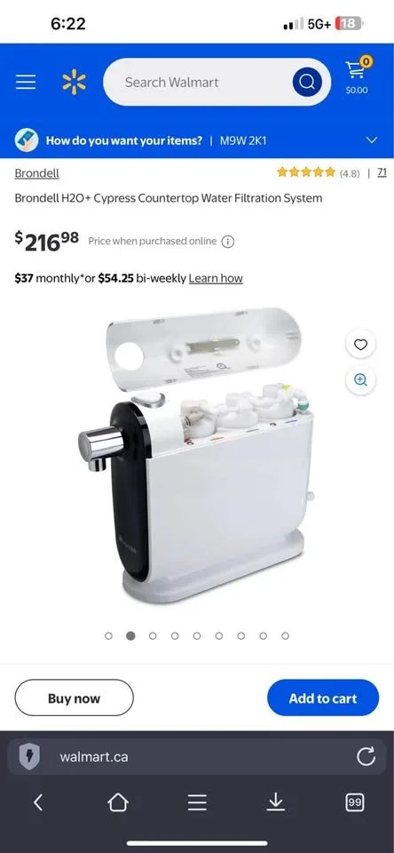 Brondell H2O+ Cypress Water Filtration System image indicator(7)