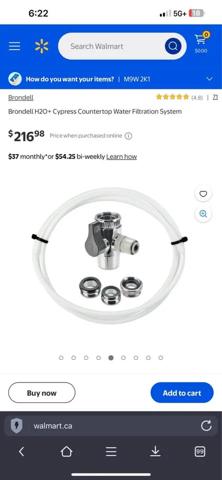 Brondell H2O+ Cypress Water Filtration System image indicator(8)