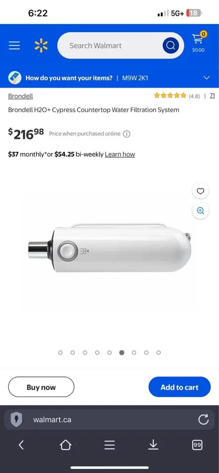 Brondell H2O+ Cypress Water Filtration System image indicator(9)