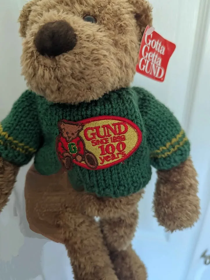 Vintage Gund 100 Years Celebration Teddy Bear image indicator(6)