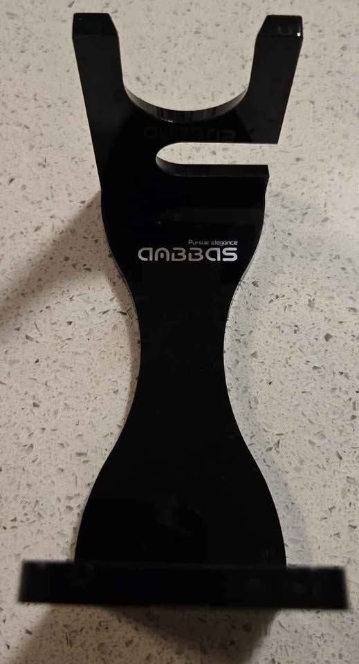 🧔‍♂️ Razor & Shaving Brush Stand Only — Glossy Black - photo 2