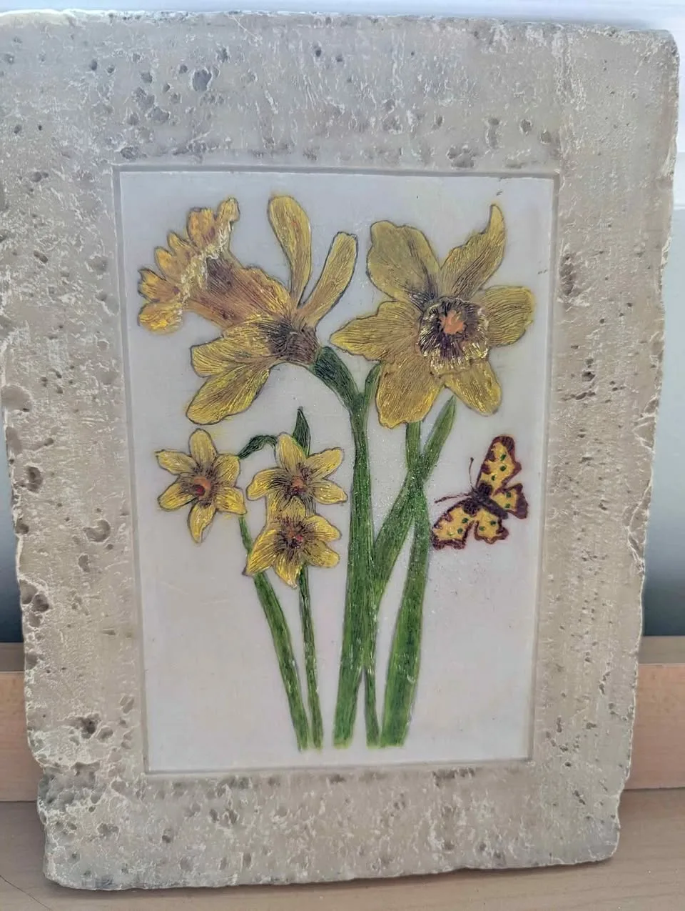 Floral Daffodils Wall Plaque thumbnail