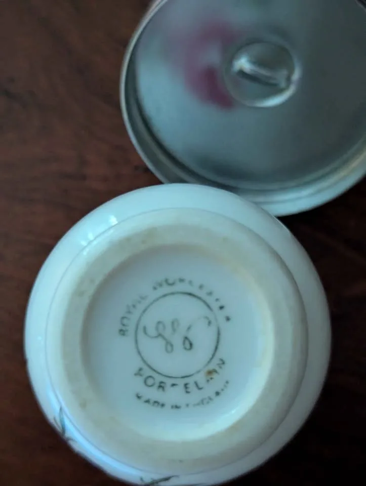 Royal Worcester Floral Egg Cobbler image indicator(3)