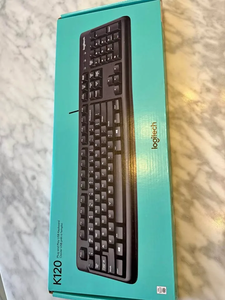 Logitech K120 Wired Keyboard + Wireless Mouse thumbnail