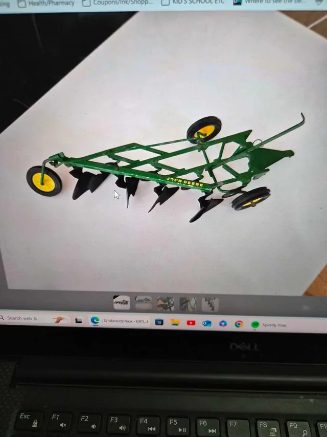 ERTL AJohn Deere 4 bottom plow 1/16