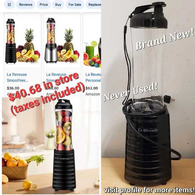 ➡️ LaReveuse Smoothies Blender Personal Size 300Watts, 18 oz
