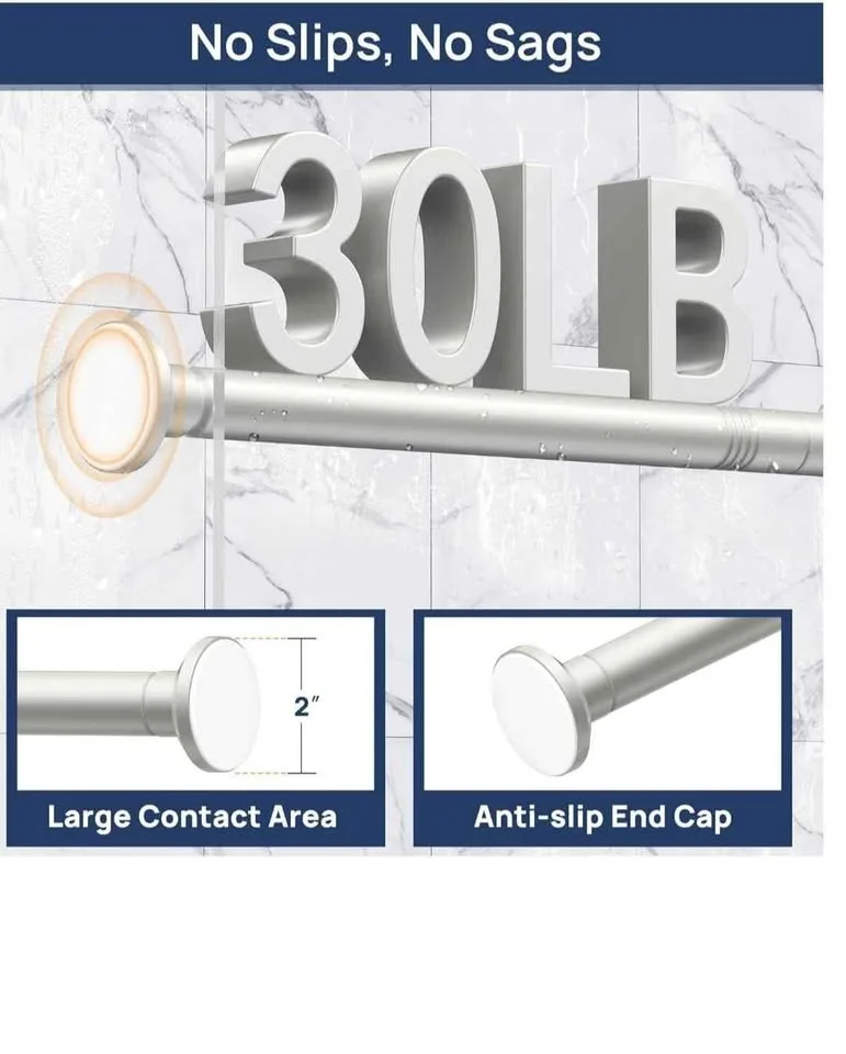 Tension Curtain Rod (33'-76') image indicator(6)