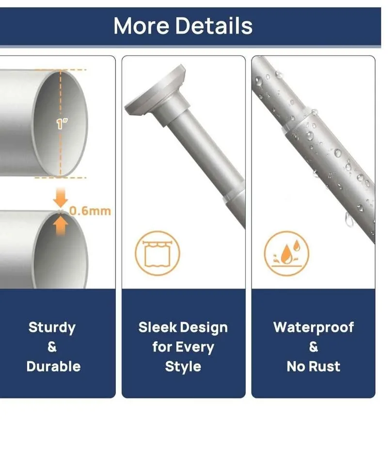 Tension Curtain Rod (33'-76') image indicator(9)