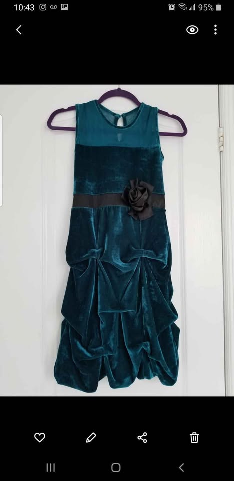 Size 14 girls party dress - photo 4