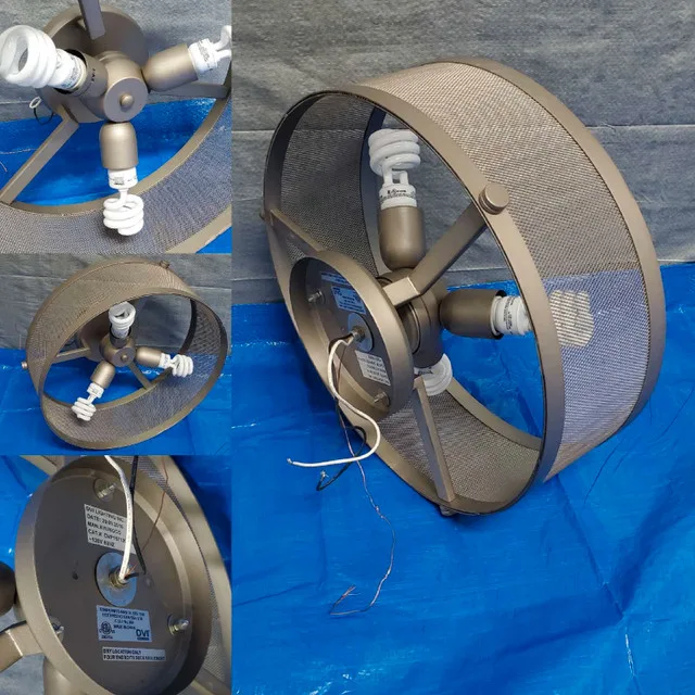 ➡️DVI Lighting Gastown Collection 3 Light Semi-Flush Bronze image indicator(5)