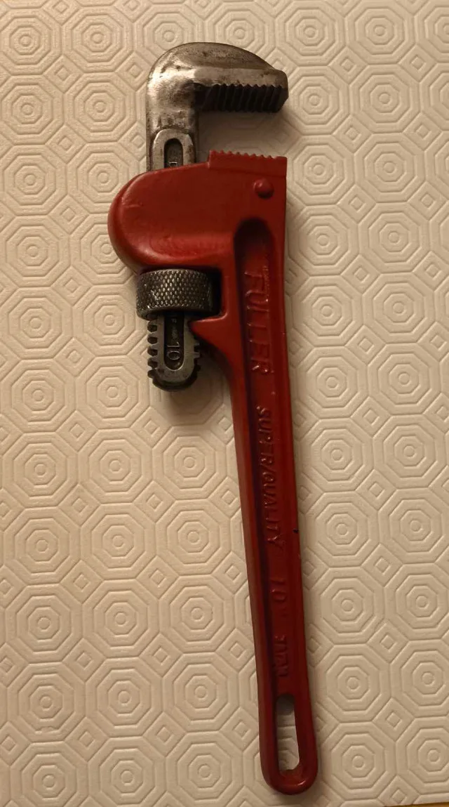 Lot of (3) Pipe Wrenches – 8" & 10" – Clean and Ready to Use image indicator(7)