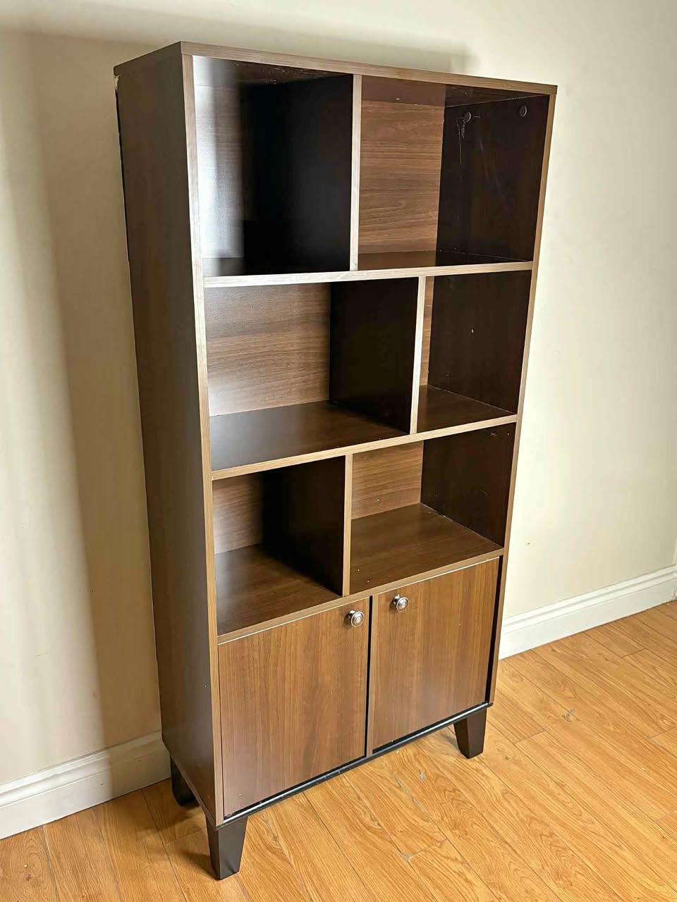 Cube Shelf with Cabinet Doors | Good Finds