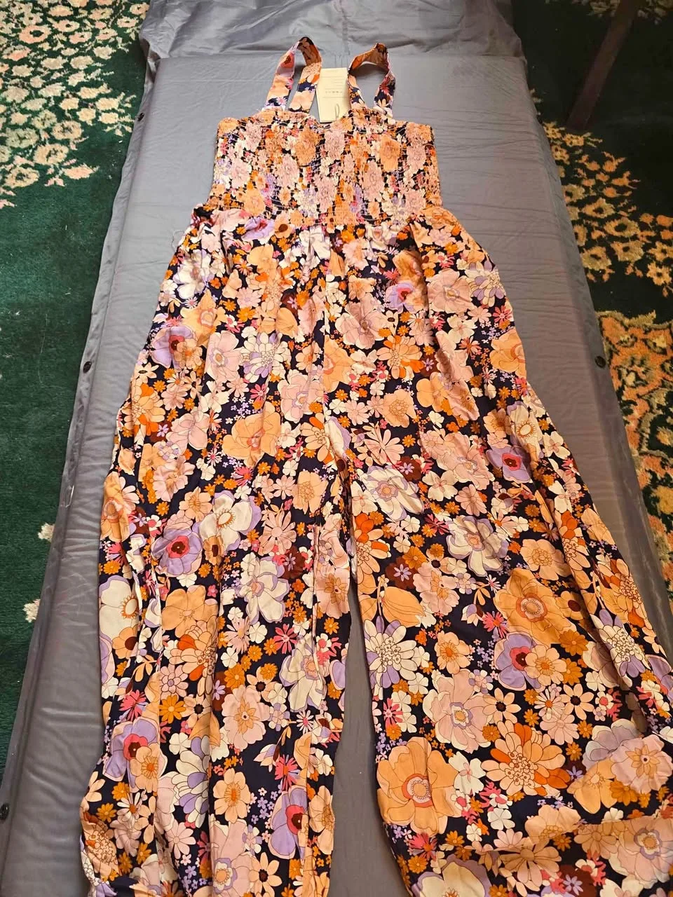 🌸 Brand New Size Small- Medium Dokotoo Floral Jumpsuit 🌼 thumbnail