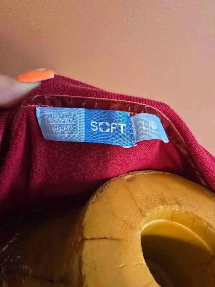 🍂 Denver Hayes Size L Soft Knit Cardigan – Size L image indicator(4)