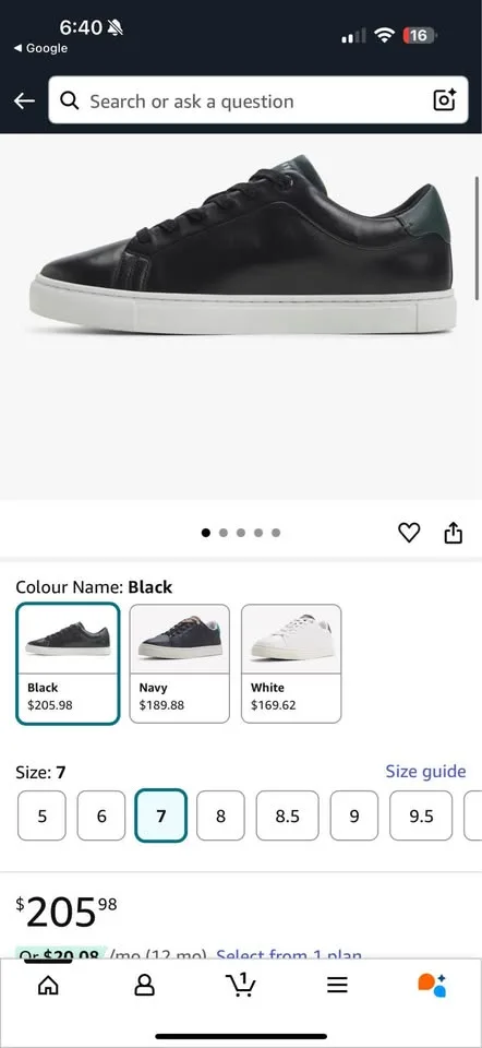 Ted baker leather shoe size 7 image indicator(3)