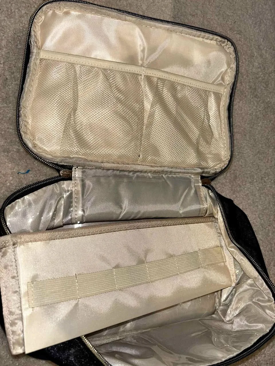 Brand New Black Travel Organizer Bag – Multi-Compartment ✨🧳 thumbnail