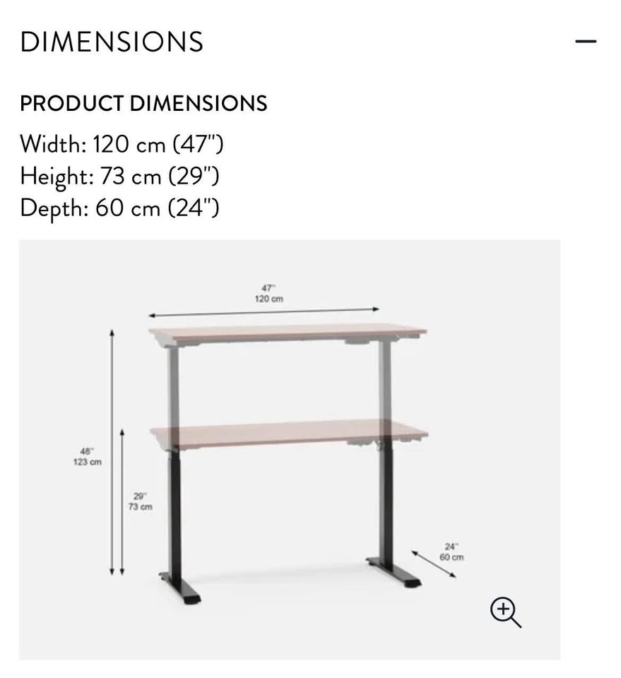 Structube Lever Standing Desk - photo 3