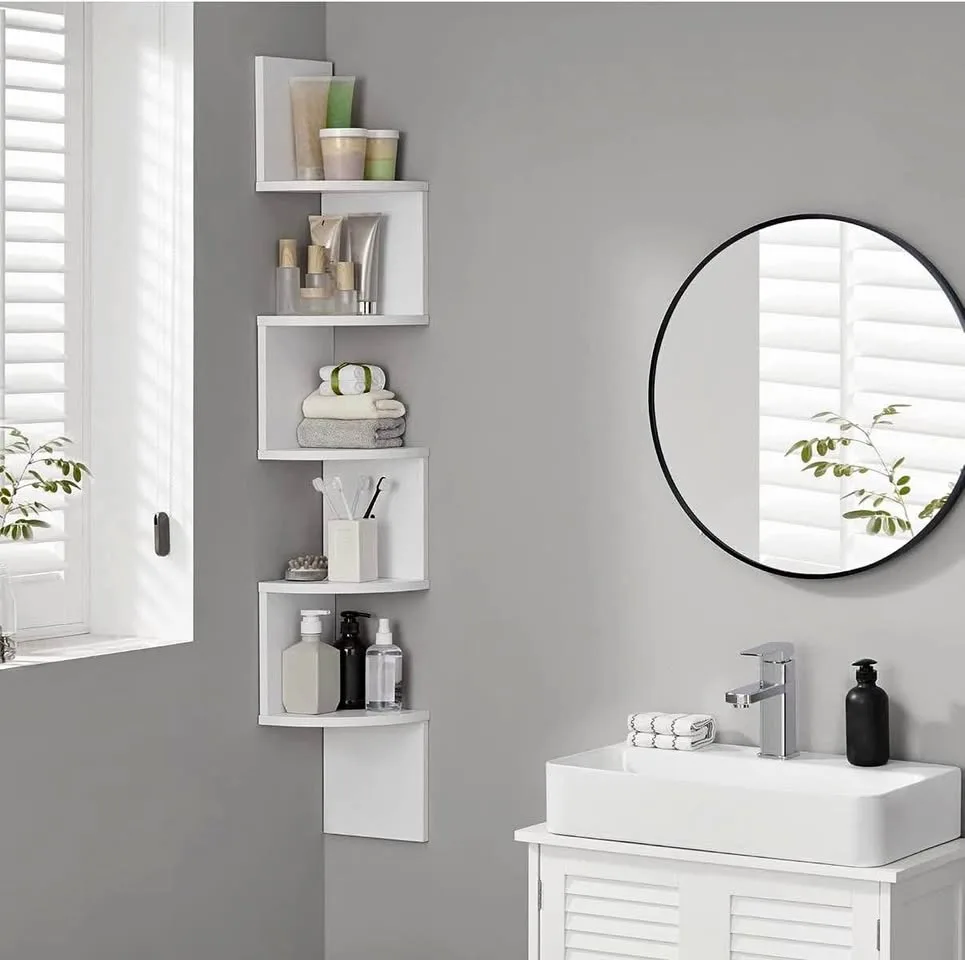 Brand New VASAGLE 5-Tier Floating Corner Shelf thumbnail