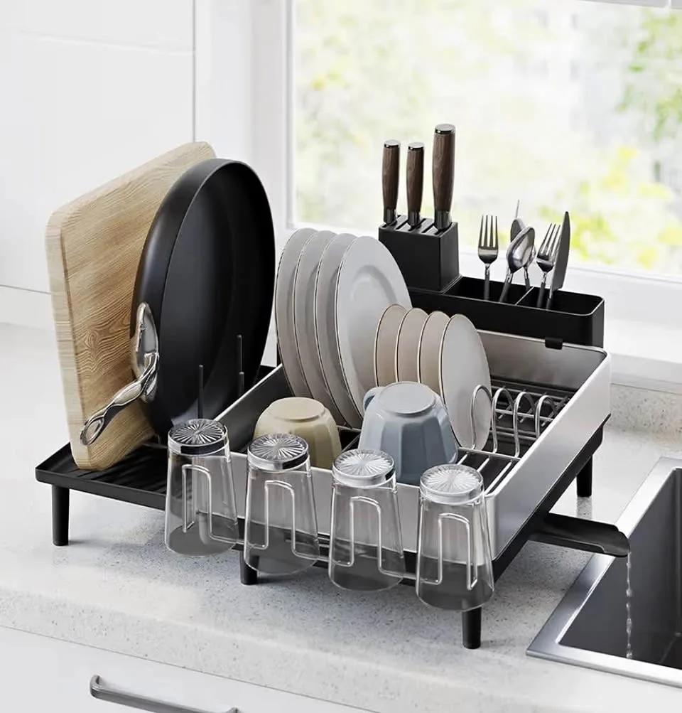 Brand New Large Expandable Dish Drying Rack thumbnail