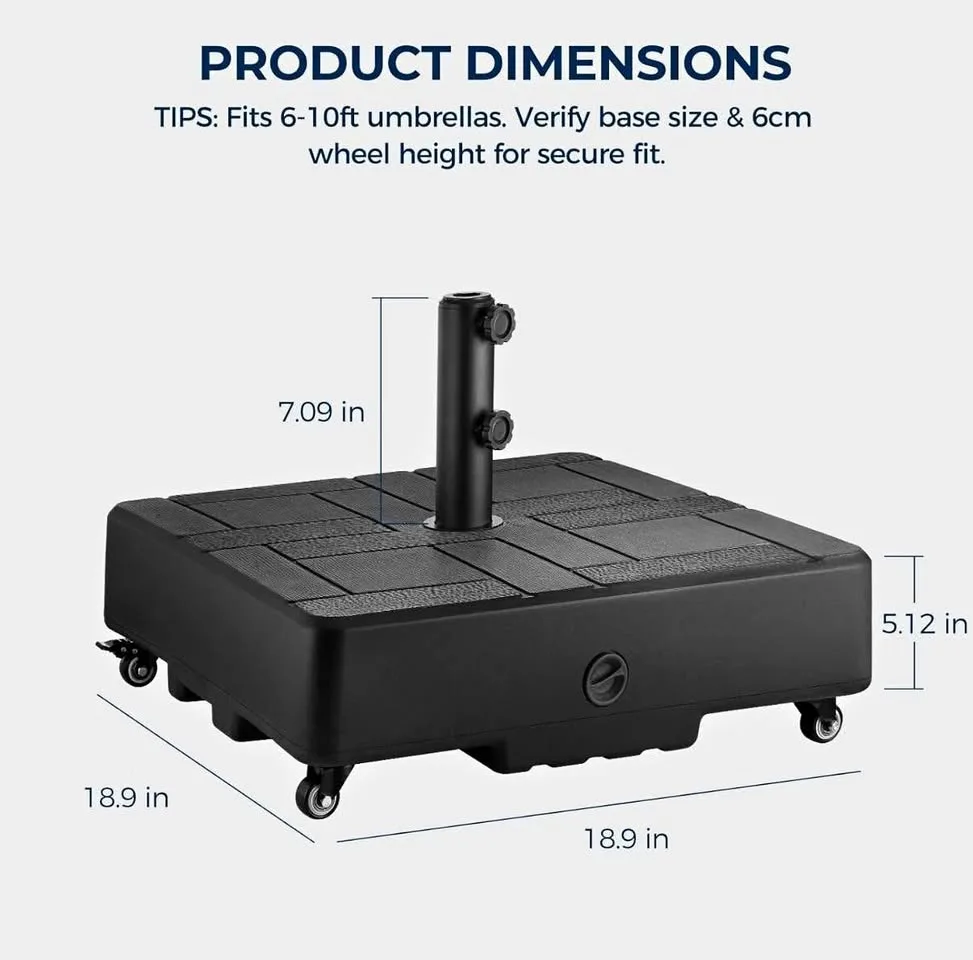 HOMSHADE Patio Umbrella Stand – Brand New thumbnail