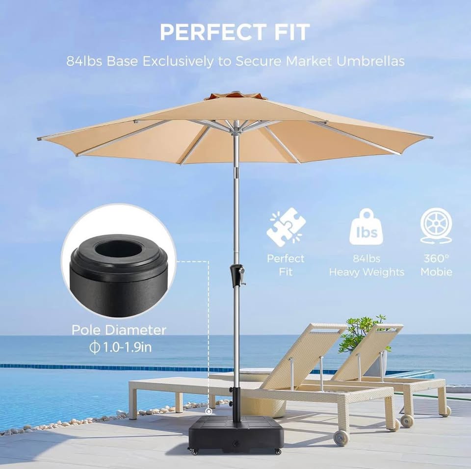 HOMSHADE Patio Umbrella Stand – Brand New - photo 2