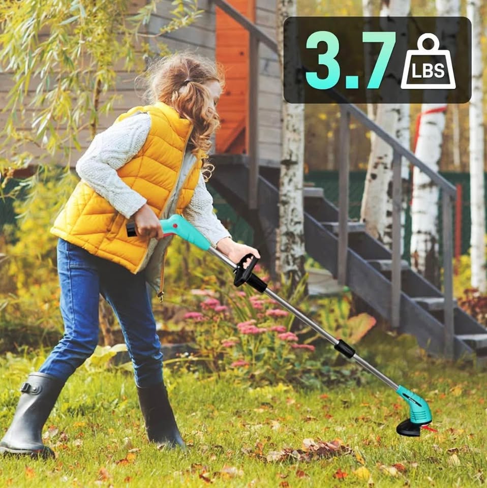 Cordless Grass Trimmer – HooSeen 12V with Battery - photo 3