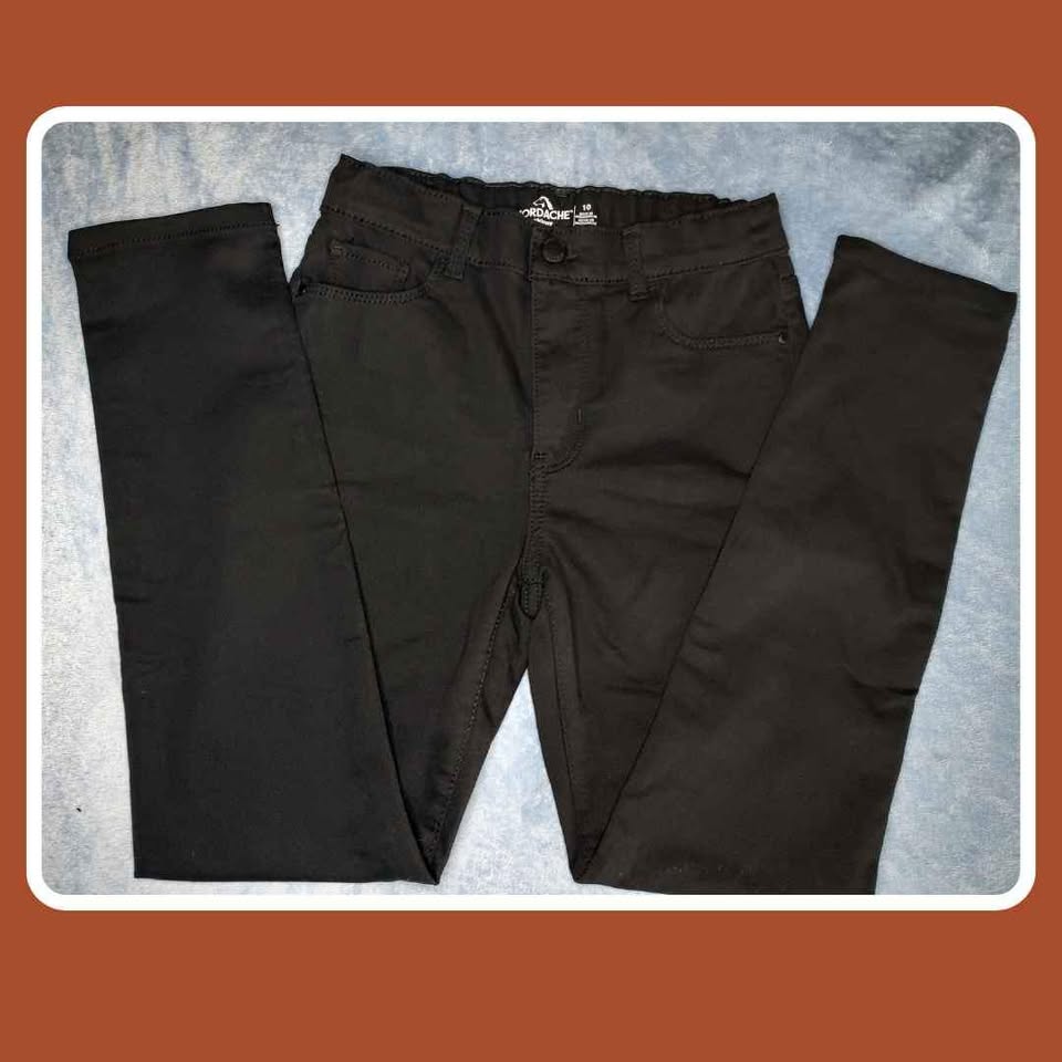 JORDACHE Girls Skinny Jeans, Black, Size 10, NWOT - photo 2